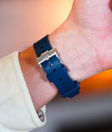 Bracelet Silicone Bleu Marine pour Tissot PRX