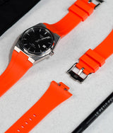 Bracelet Silicone Orange pour Tissot PRX
