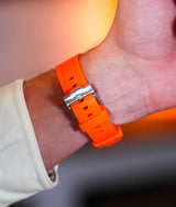 Bracelet Silicone Orange pour Tissot PRX