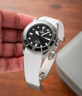 Bracelet Caoutchouc CTS Blanc pour Tudor Pelagos 39