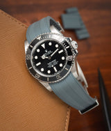 Bracelet Caoutchouc CTS Gris pour Rolex Submariner 41mm