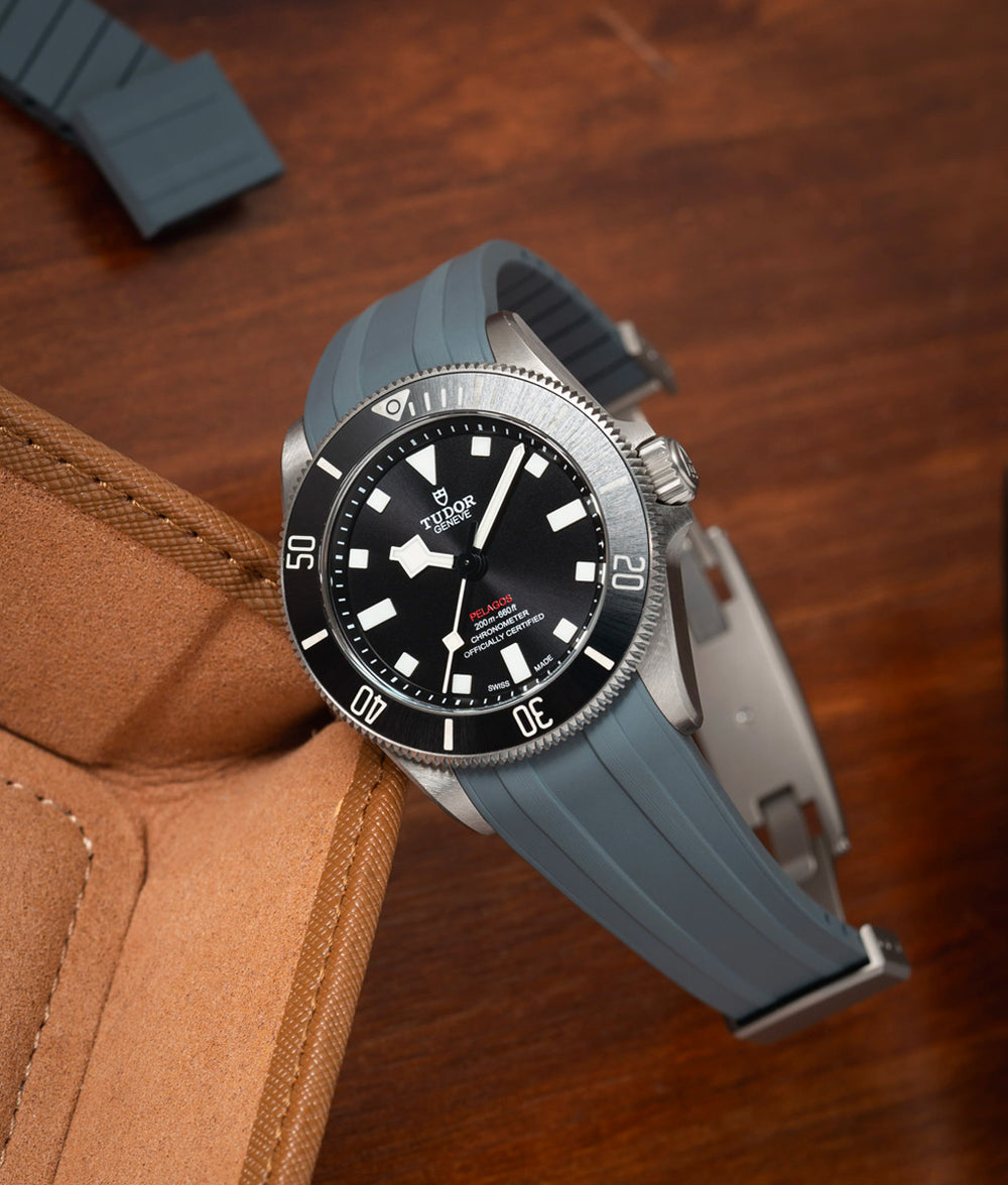 Tudor Pelagos Bracelet Caoutchouc Grey CTS Rubber Strap For Tudor