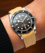 Bracelet Caoutchouc CTS Jaune d'Or pour Tudor BB54