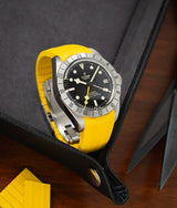 Bracelet Caoutchouc CTS Jaune pour Tudor Black Bay Pro