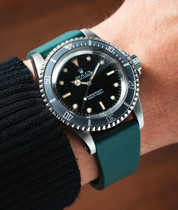 Bracelet Omega x Swatch caoutchouc vert grainé MoonSwatch Speedmaster Bracelet Omega x Swatch caoutchouc vert grainé MoonSwatch Speedmaster