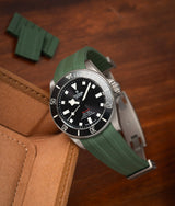 Bracelet Caoutchouc CTS Vert Olive pour Tudor Pelagos 39