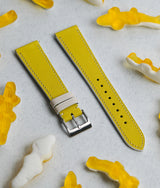 Bracelet en Cuir Candy Yellow