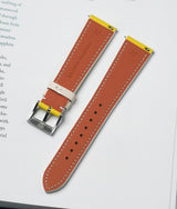 Bracelet en Cuir Candy Yellow