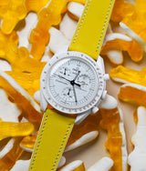 Bracelet en Cuir Candy Yellow