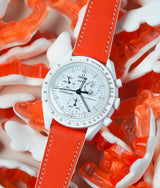 Bracelet en Cuir Candy Orange