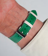 Bracelet en Cuir Candy Green
