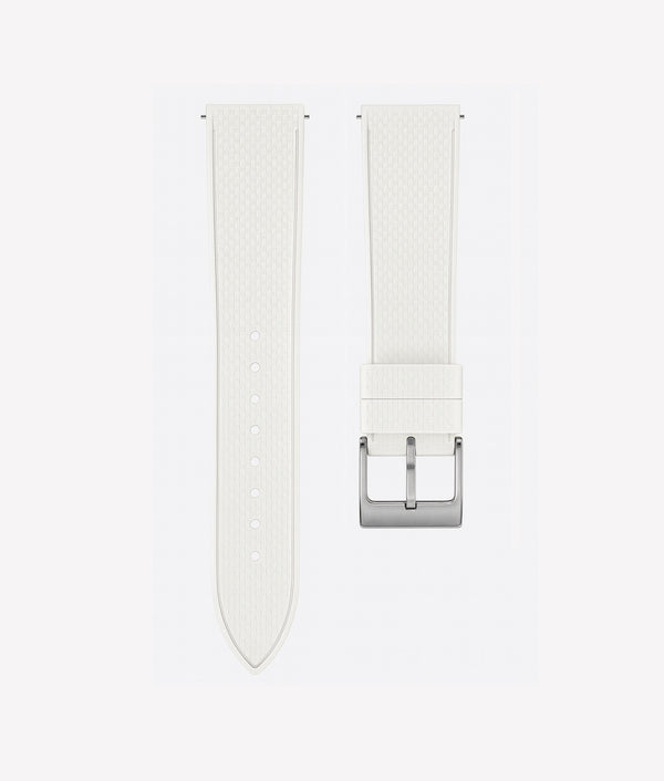 Bracelet Caoutchouc Universel Mosaïque Blanc
