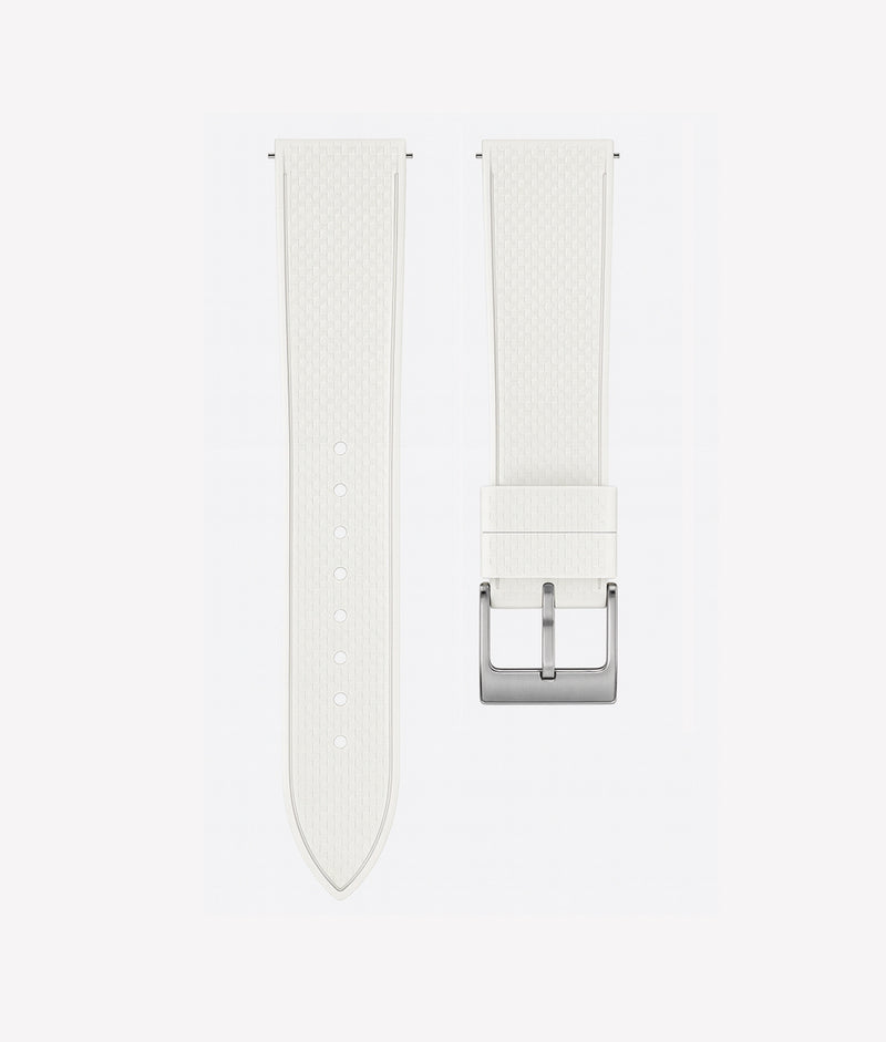 Bracelet Caoutchouc Universel Mosaïque Blanc