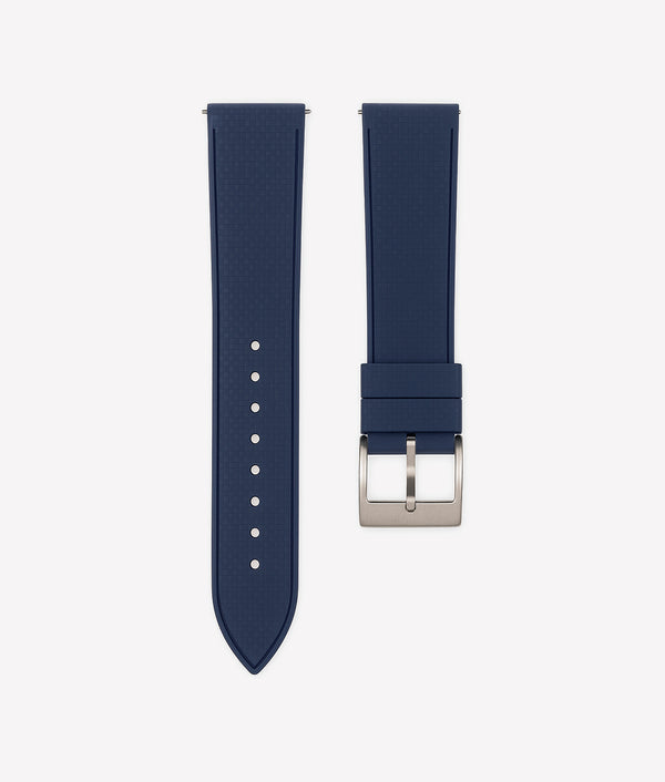 Bracelet Caoutchouc Universel Mosaïque Bleu