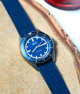 Bracelet Caoutchouc Universel Mosaïque Bleu