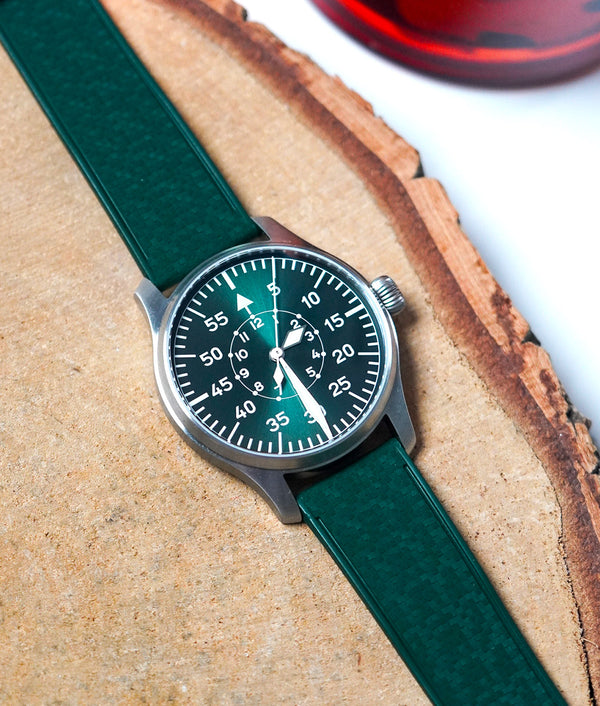 Bracelet Caoutchouc Universel Mosaïque Vert