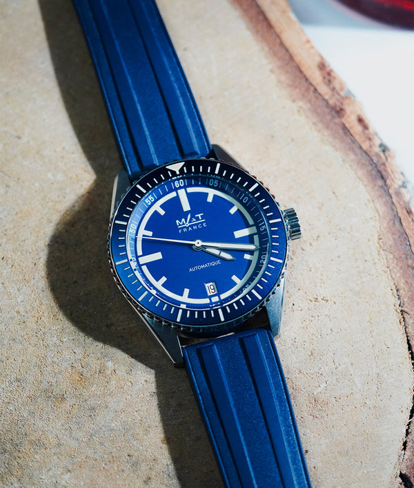 Bracelet Caoutchouc Universel Premium Bleu