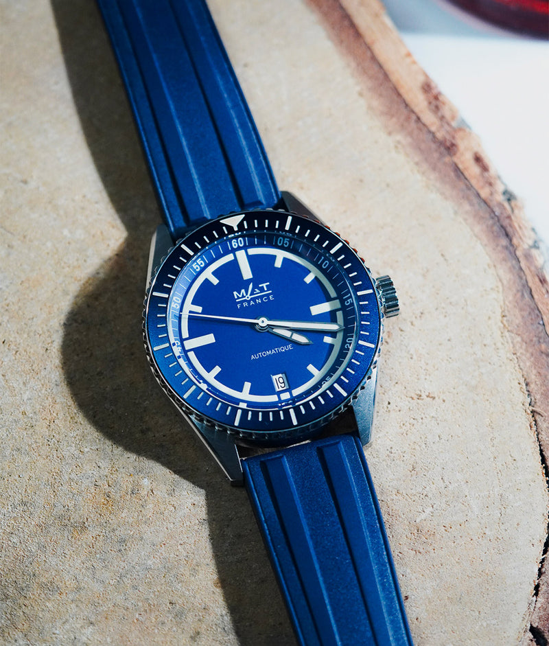 Bracelet Caoutchouc Universel Premium Bleu