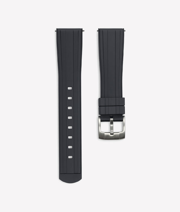 Bracelet Caoutchouc Universel Premium Noir