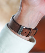 Bracelet Cuir Crazy Horse Marron