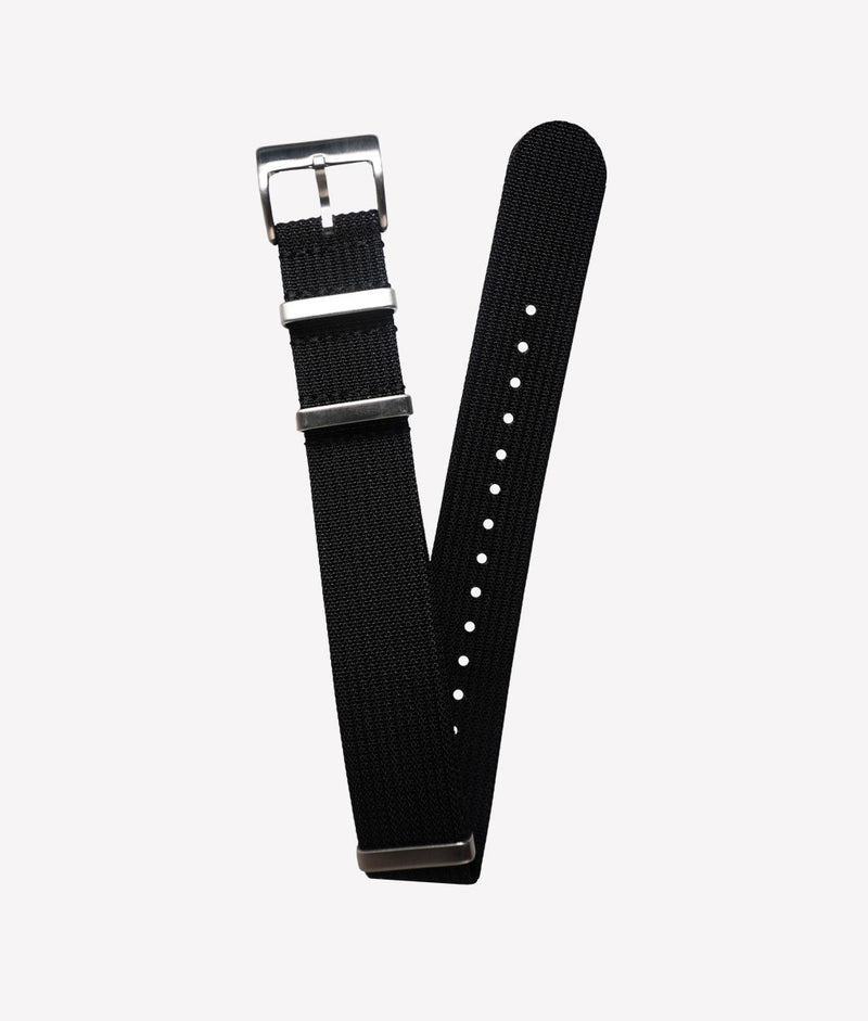 Bracelet montre nylon NATO véritable James Bond Noir Gris Rouge Bracelet montre nylon NATO véritable James Bond Noir Gris Rouge