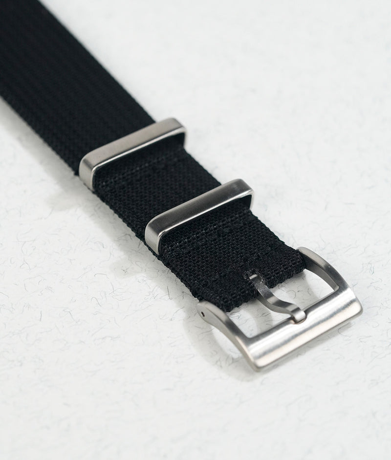 Bracelet NATO Balistique Noir Boucle