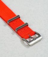 Bracelet NATO Balistique Orange Boucle