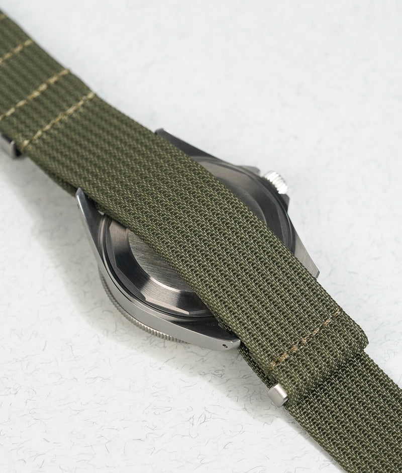 Bracelet NATO Balistique Vert Kaki Vert Attaché