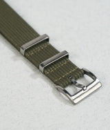 Bracelet NATO Balistique Vert Kaki Vert Boucle