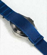 Bracelet NATO Lisse Bleu Attaché