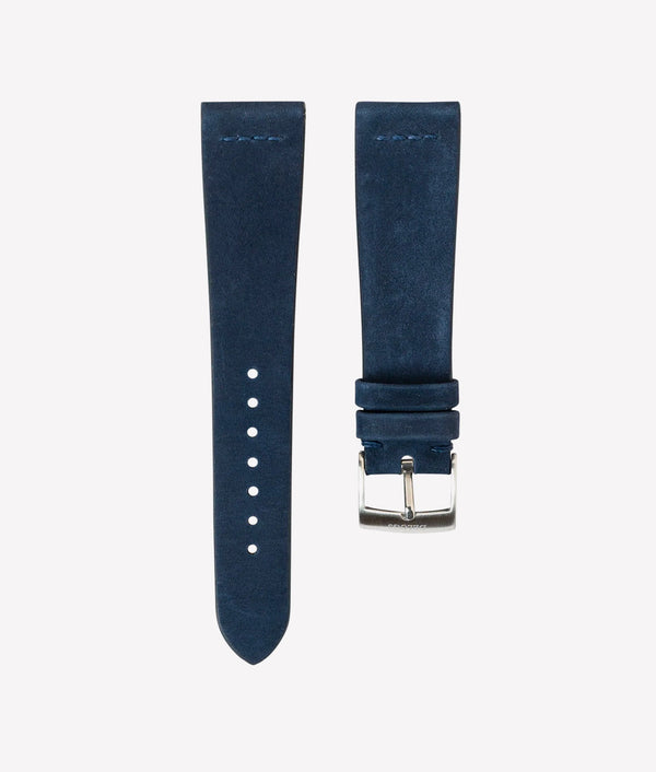 Bracelet Nubuck Row-Stitch Bleu Marine