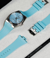 Bracelet Silicone Bleu Glacier pour Tissot PRX