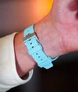 Bracelet Silicone Bleu Glacier pour Tissot PRX