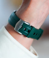 Bracelet Caoutchouc FKM CurveFit Vert pour Omega Seamaster 300M
