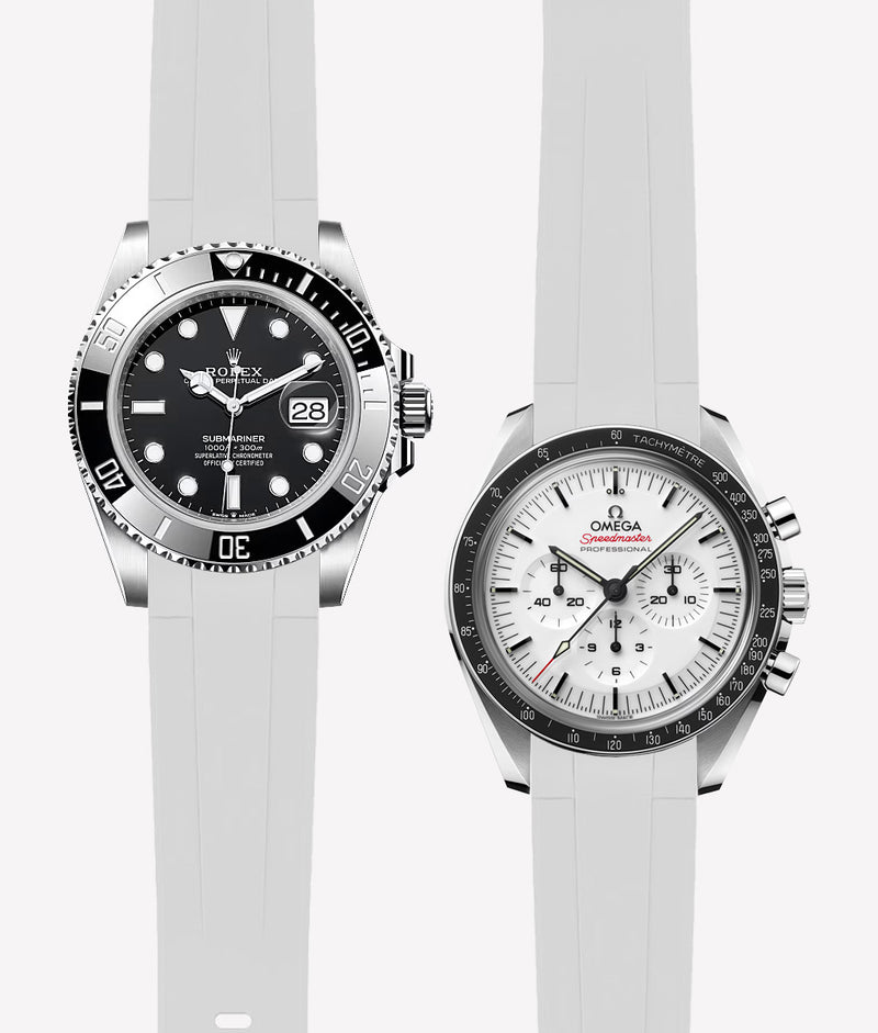 Bracelet Caoutchouc FKM CurveFit Blanc