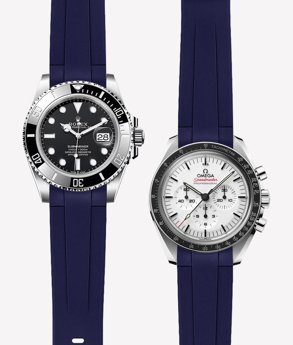 Bracelet Caoutchouc FKM CurveFit Bleu
