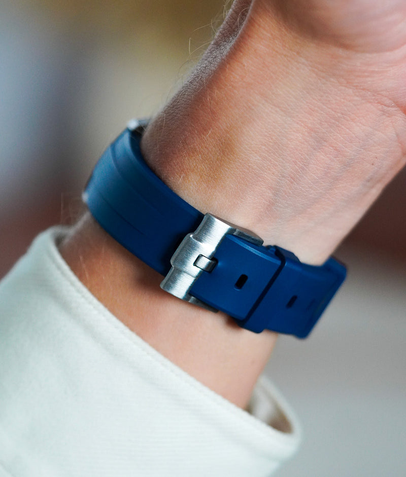 Bracelet Caoutchouc FKM CurveFit Bleu
