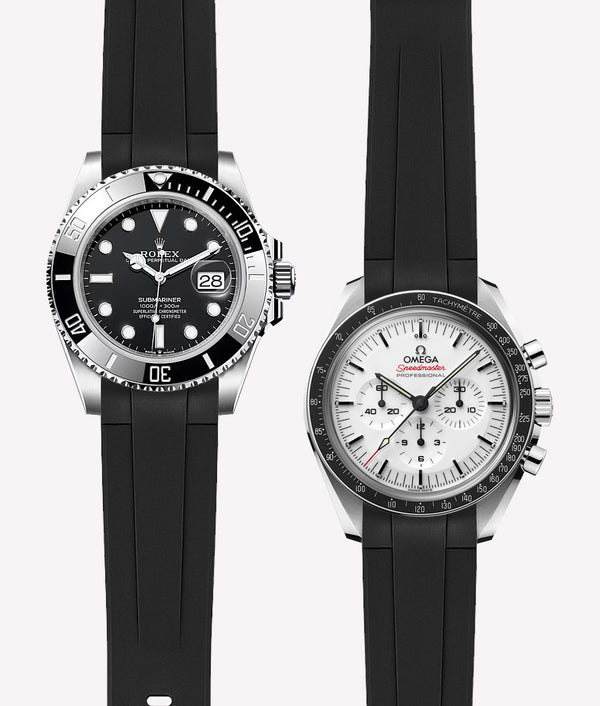 Bracelet Caoutchouc FKM CurveFit Noir