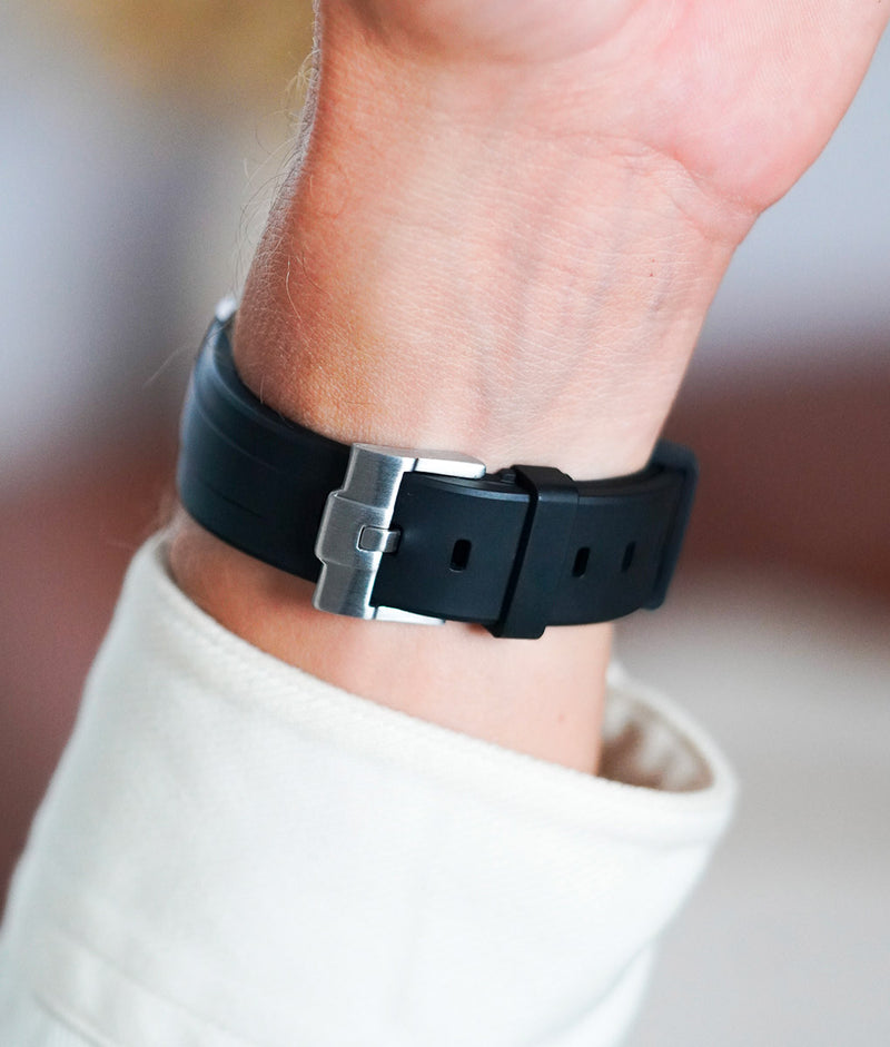 Bracelet Caoutchouc FKM CurveFit Noir