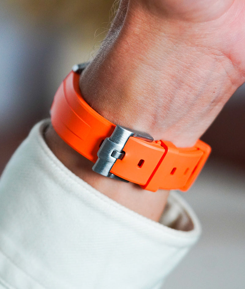 Bracelet Caoutchouc FKM CurveFit Orange