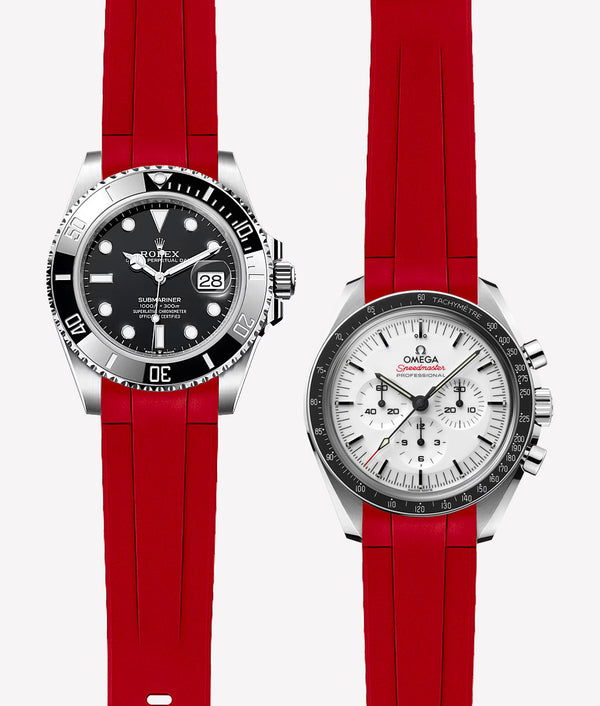 Bracelet Caoutchouc FKM CurveFit Rouge