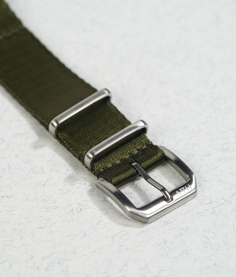 Haveston Bracelet NATO Parade Vert Boucle
