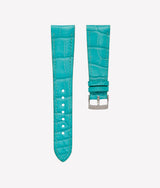 Bracelet Alligator Signature Turquoise Mat