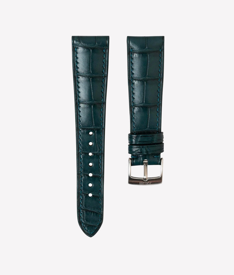 Bracelet Alligator Signature Vert Boréal Mat