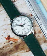 Bracelet Cuir Crazy Horse Vert