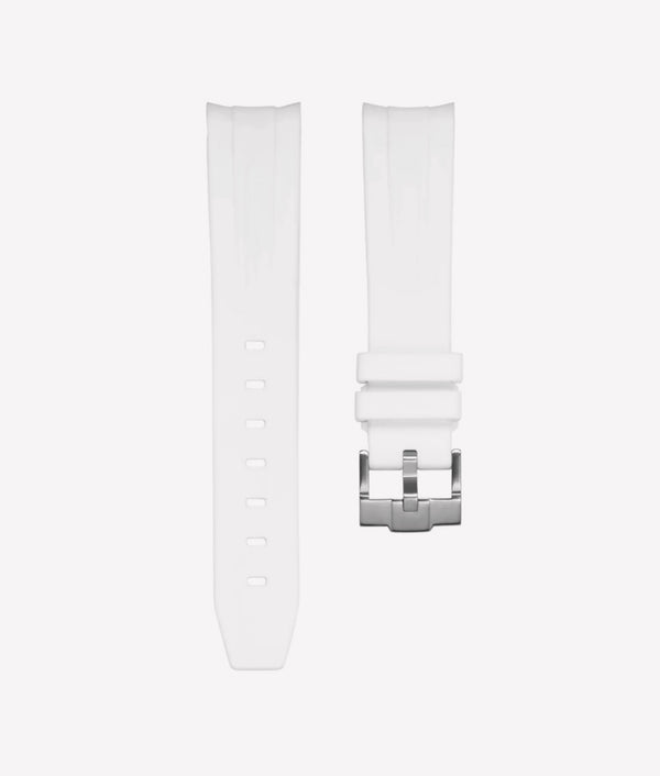 Bracelet Silicone Blanc pour MoonSwatch