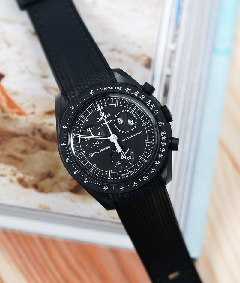 Bracelet De Montre En Cuir Chameau Noir - Largeur 20,50 Mm, Neuf Sans étiquette