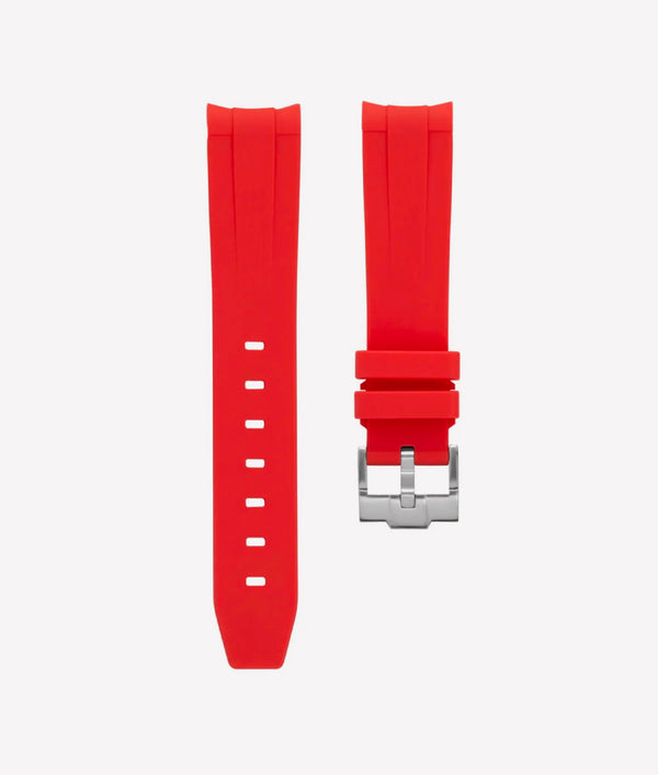 Bracelet Silicone Rouge pour MoonSwatch