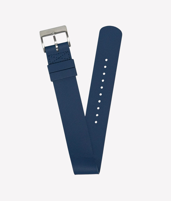 Bracelet NATO en Caoutchouc FKM Bleu