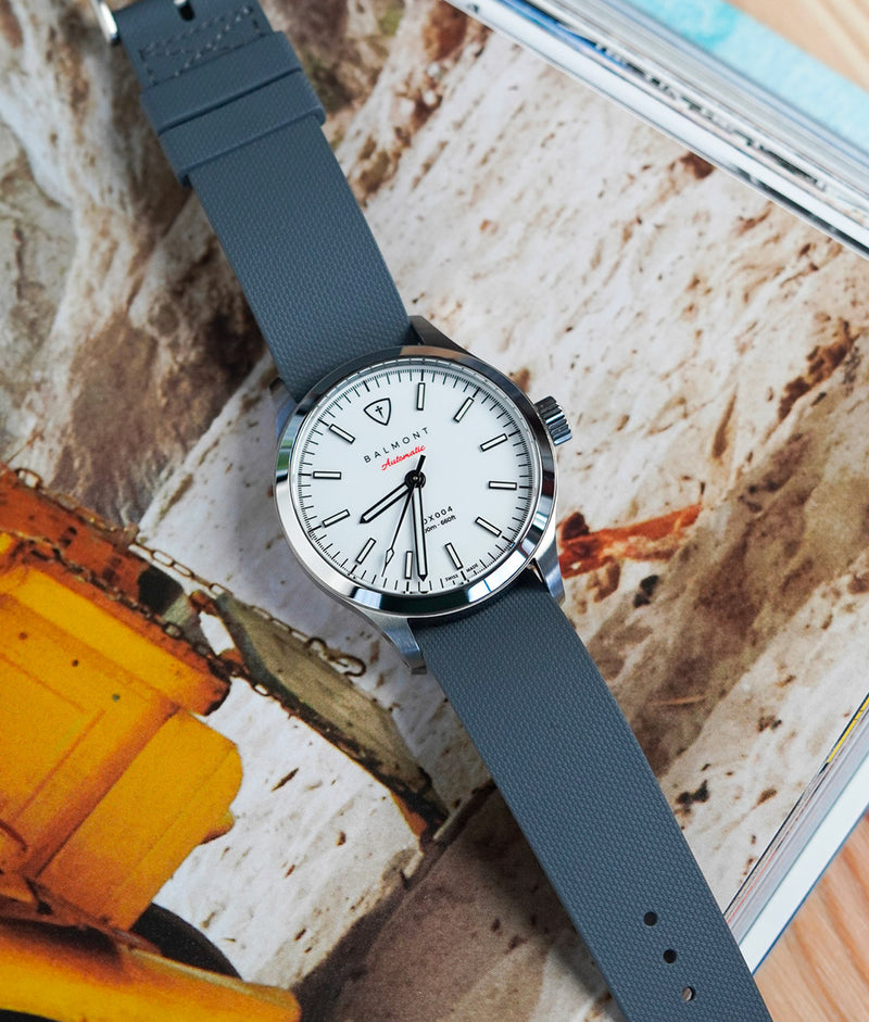 Bracelet NATO en Caoutchouc FKM Gris